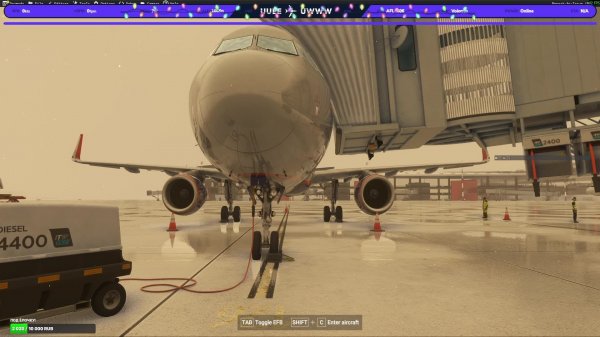 MSFS2024 Fenix simulations A321-200 SL, SU1606, Vatsim, Moscow(UUEE) - Samara(UWWW)