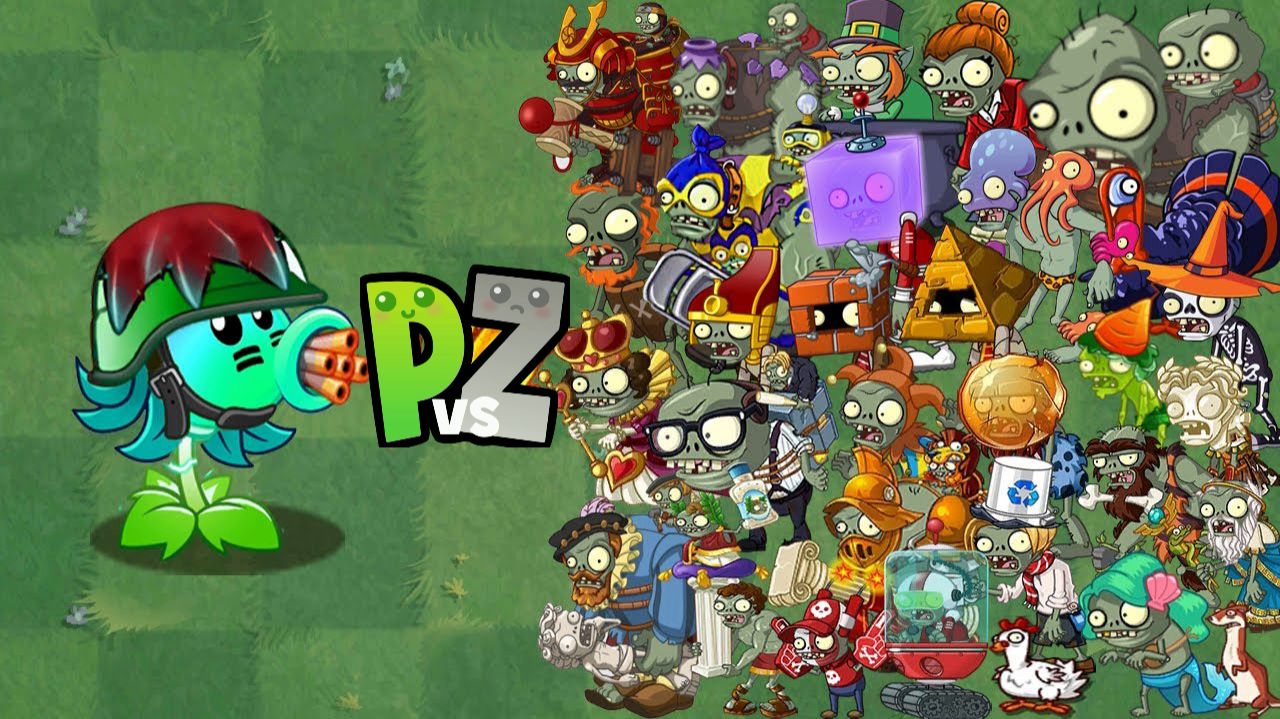 Зомби против растений! Plants vs Zombies ПвЗ PvZ Растения против Зомби смотреть онлайн