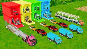 Машинки летают и прыгают! Развивающие мультики Машины помощники. Мультфильмы про машинки