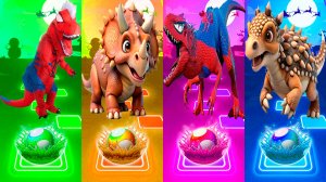 Coffin Dance Динозавры 282 уровень - Мультики про Динозавров | МУЛЬТФИЛЬМЫ ДИНОЗАВРЫ в Tiles Hop