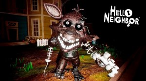 ПРИВЕТ СОСЕД, НО МЕНЯ ЛОВИТ ФОКСИ НОЧНОЙ КОШМАР! ПОЛНОЕ ПРОХОЖДЕНИЕ #2 (ОН МЕНЯ НЕ ПОЙМАЛ!)