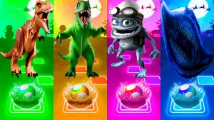 Coffin Dance Динозавры 284 уровень VS Крейзи Фрог VS Эль Гранд Маджа - Мультики про Динозавров