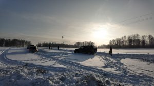 Поездка на острог когда дорогу завалило снегом.