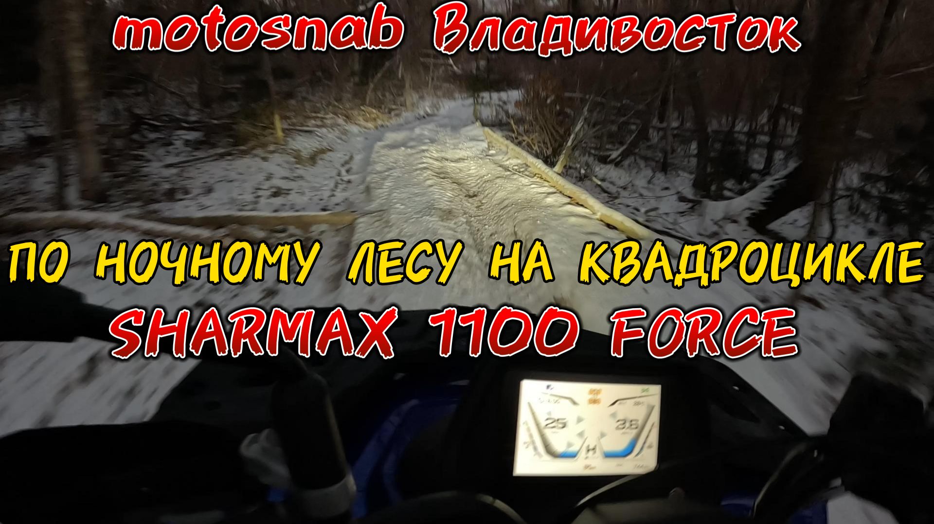 SHARMAX 1100 FORCE В НОЧНОМ ЛЕСУ #motosnab #sharmax #atv #offroad #atvvlog #квадроцикл #квадроциклы