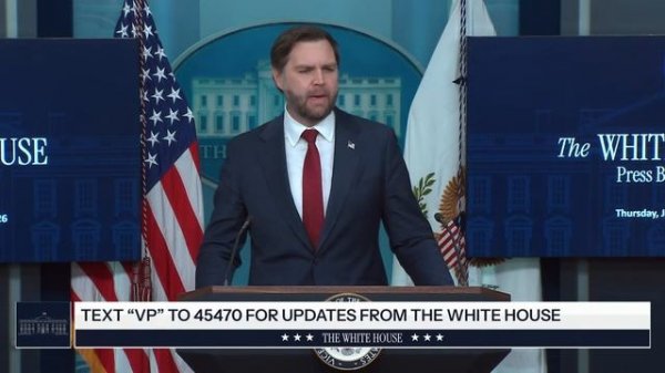 Press Briefing by Press Secretary Karoline Leavitt and the Vice President, Jan. 8, 2026 (In English)