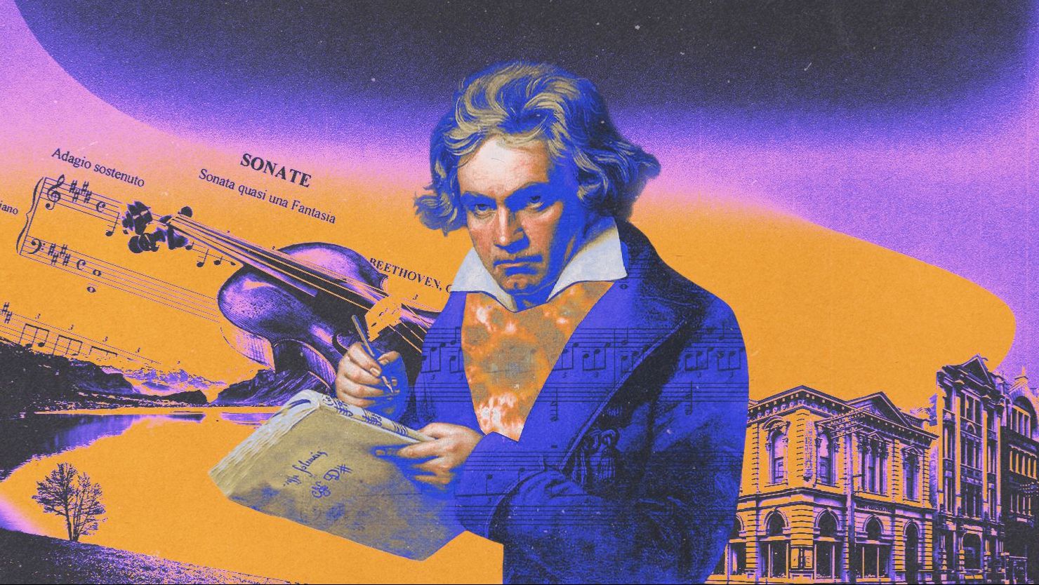 ЛЮДВИГ ВАН БЕТХОВЕН ЛУННАЯ СОНАТА смотреть онлайн