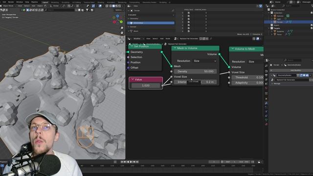 Procedural Stylized Worlds in Blender - Module 2_1_B_RockFormations