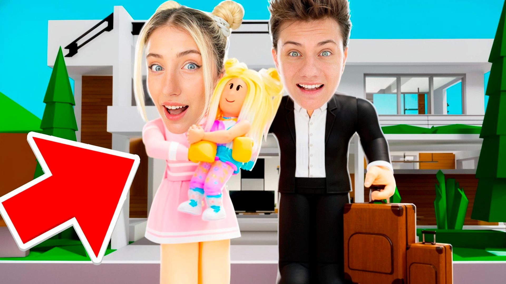 Мы создали СЕМЬЮ в BROOKHAVEN! Первое свидание в ROBLOX! смотреть онлайн