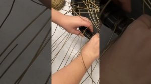 Интерьерное кашпо из ленты