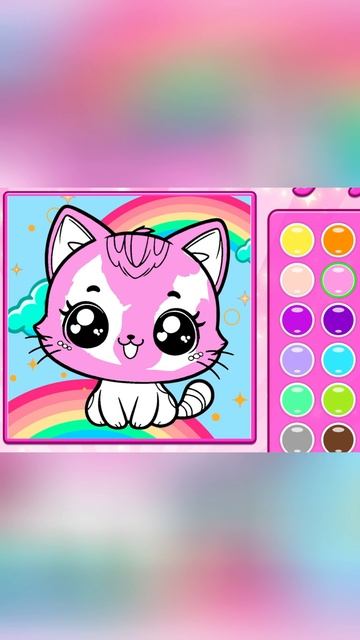 КРАСОЧНЫЙ КОТИК для детей смотреть онлайн