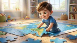 География для самых маленьких детей: карта мира в играх, континенты, океаны и страны (1–5 лет)
