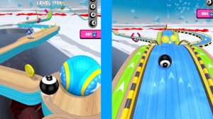 Going Balls  Super Speed run Gameplay New Update Level 1729 to 1732 Race Portal run