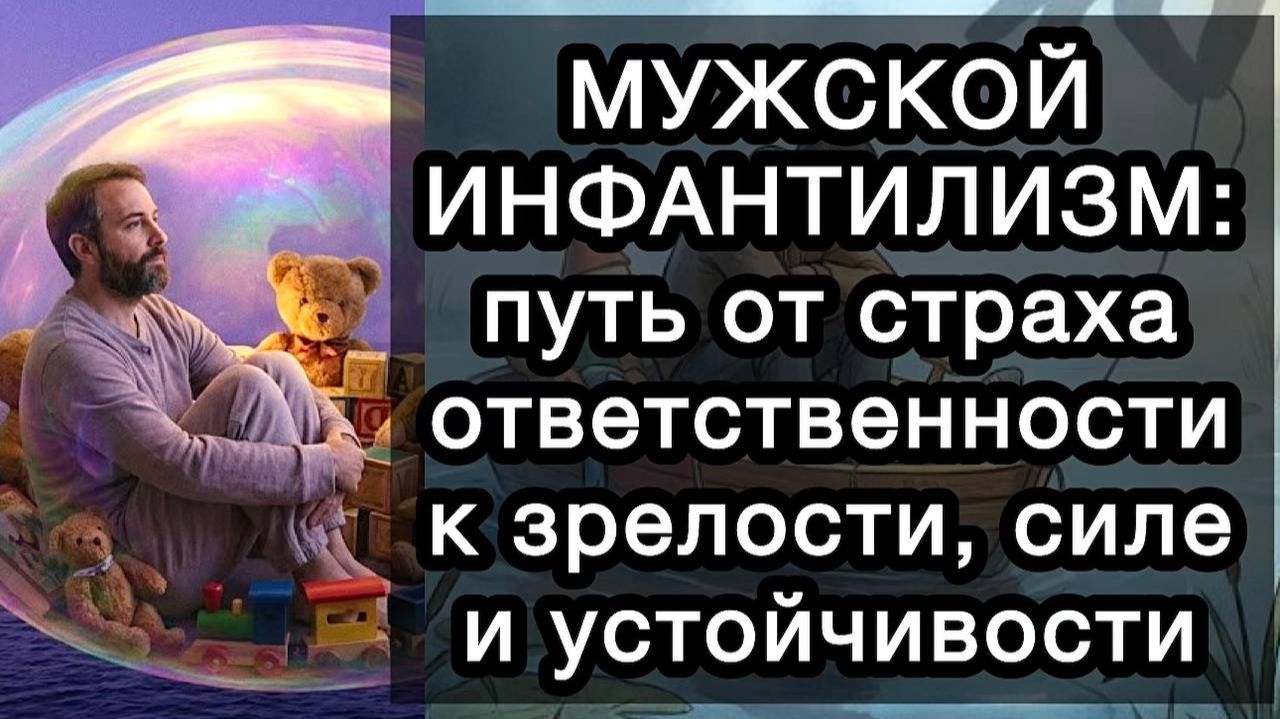 МУЖСКОЙ ИНФАНТИЛИЗМ: путь от зависимости и страха ответственности к зрелости, силе и устойчивости смотреть онлайн