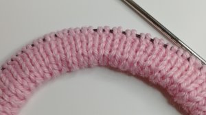 Набор петель полой резинкой 1*1 Итальянский набор петель спицами