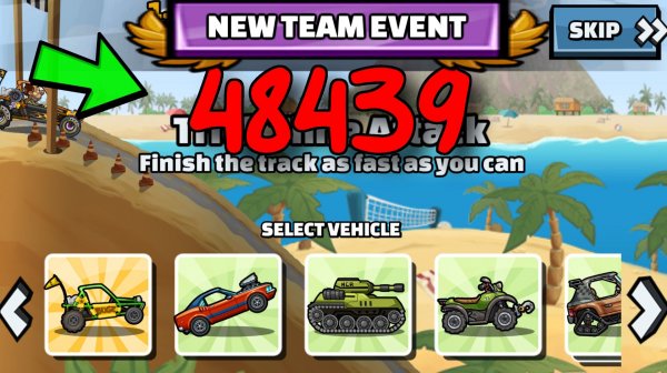 ❗🔔 48439 NEW Team Event (Tread Lightly) - Hill Climb Racing 2