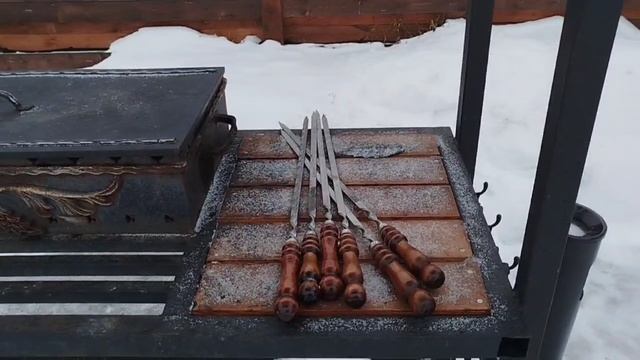 Аренда дома в Самаре. Посуточно. Обзор мангала.