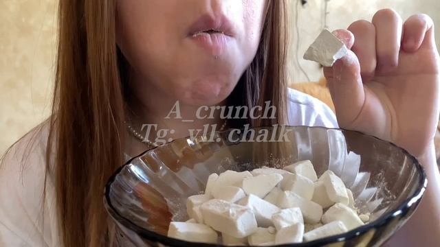 Сухой хруст/Пленный мел Оренбург/ASMR смотреть онлайн