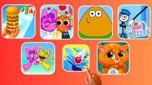 🌈Sprunki & Well Challendge & Burger Master & Bubbu & Pou & ThiefPuzzle