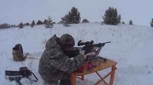 Пристрелка винтовки Hatsan Escort ERX 308 Win с оптикой, проще некуда))).