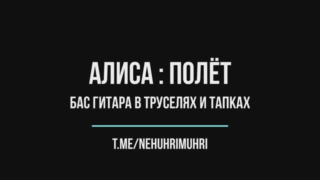 Алиса : Полёт | Бас гитара в труселях и тапках смотреть онлайн
