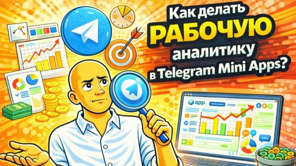 Как делать РАБОЧУЮ аналитику в Telegram Mini Apps?