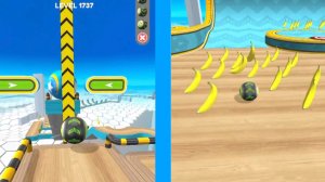 Going Balls  Super Speed run Gameplay New Update Level 1737 to 1740 Race Banana frenzy