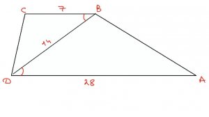 ОГЭ МАТЕМАТИКА 24  - ТРАПЕЦИЯ - ПОДОБИЕ ТРЕУГОЛЬНИКОВ ПО 2 ПРИЗНАКУ