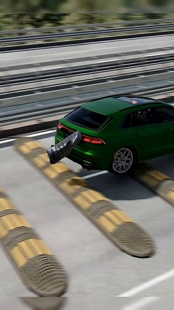 Краш-тест машин Cars VS 60 Oversized Speedbumps Crash-Test смотреть онлайн