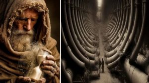 На полярников напали существа из полой Земли.1960 год.