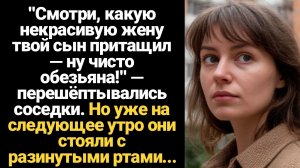 ИСТОРИИ ИЗ ЖИЗНИ/"Смотри, какую некрасивую жену твой сын притащил — ну чисто обезьяна!" — перешёптыв