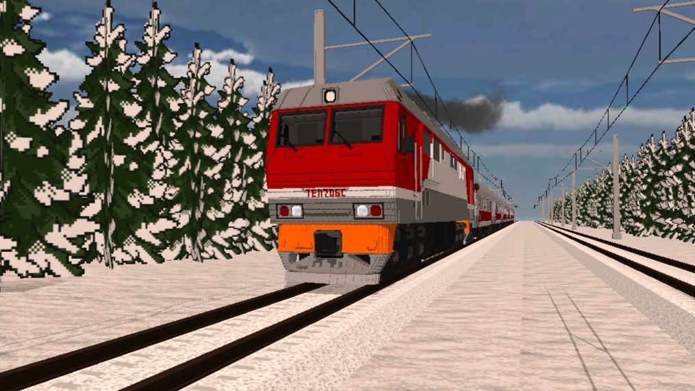 Проезжающие поезда в игре SkyRail (часть 2) смотреть онлайн