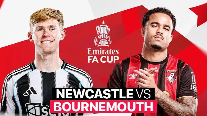 Ньюкасл — Борнмут Футбол. Англия. Кубок. 1/32 финала 10.01.2026 Прямая трансляция смотреть онлайн