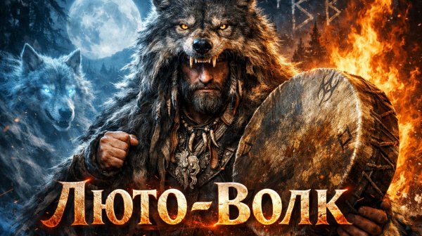 ЛЮТО-ВОЛК 🐺🔥 Год Волка | Славянский шаманский рок | Мистический клип