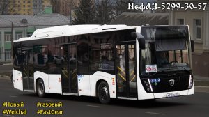 Новый НефАЗ-5299-30-57 (Weichai WP7NG290E51 & Fast Gear FC6A145RB & Hande)