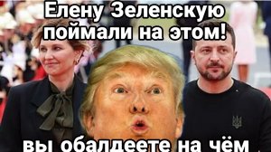 ЕЛЕНУ ЗЕЛЕНСКУЮ ПОЙМАЛИ НА ЭТОМ