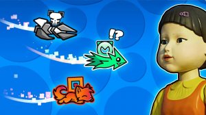 Игра в Кальмара в Geometry Dash!