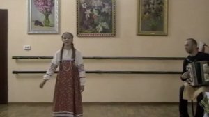 ТАРАНТАСИК НА СМАЗЕ русская народная песня. Сольное народное пение ЗАТЕЯ.