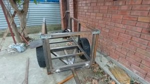 Супер мощный прицеп для квадроцикла своими руками. 4 часть.