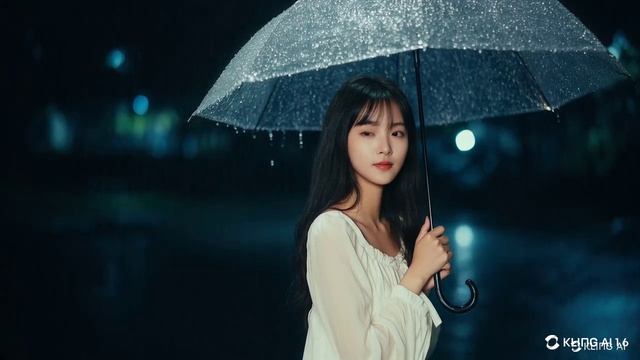 Азиатская девушка под зонтом смотреть онлайн