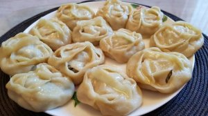 Вот как нужно правильно готовить манты!  Самые сочные и вкусные манты!