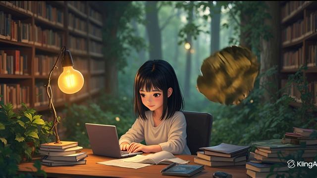 Девочка работает на природе смотреть онлайн