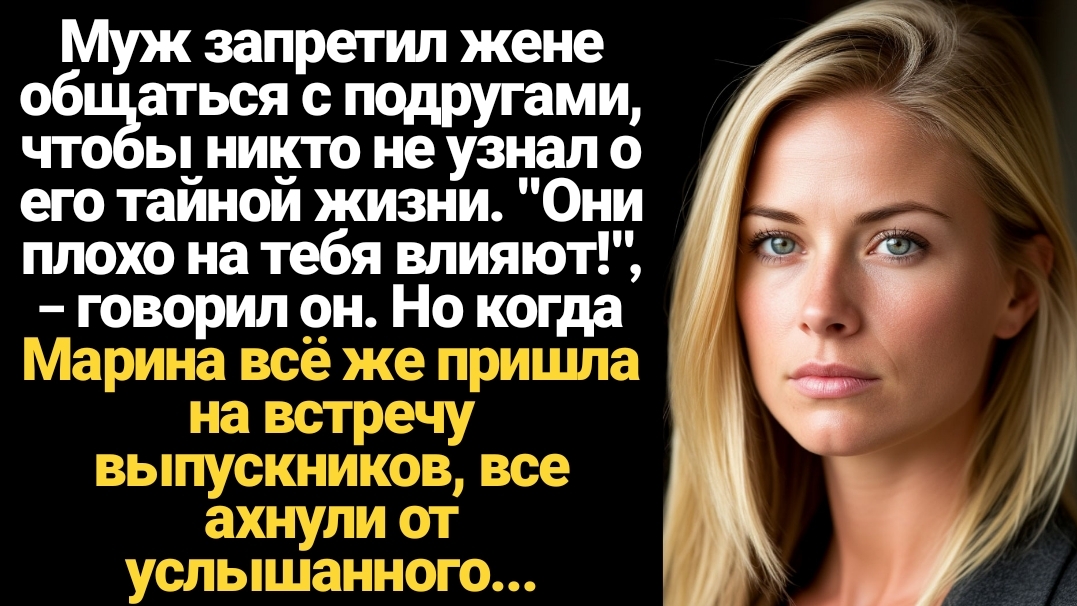 ИСТОРИИ ИЗ ЖИЗНИ/Муж запретил жене общаться с подругами, чтобы никто не узнал о его тайной жизни. "О смотреть онлайн