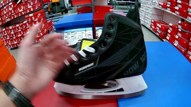 Бюджетные Хоккейные Коньки Nordway NDW 100 и NDW 200. смотреть онлайн