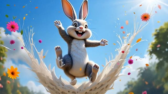 Песенка весёлого зайца. Учим детей смотреть онлайн