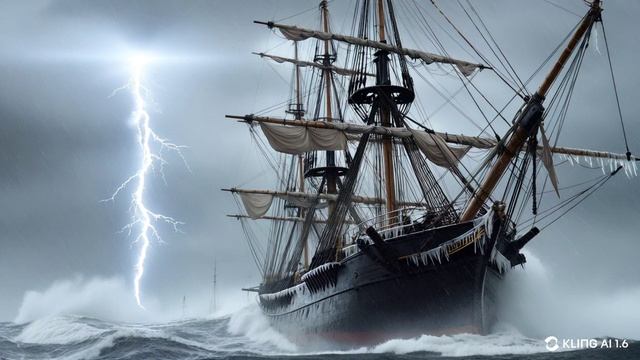 Корабль в шторме смотреть онлайн