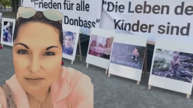 ГЕРМАНИЯ. БЕРЛИН АКЦИЯ ДЕТИ ДОНБАССА.mp4 смотреть онлайн