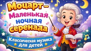 Моцарт – Маленькая ночная серенада | Классическая музыка для детей