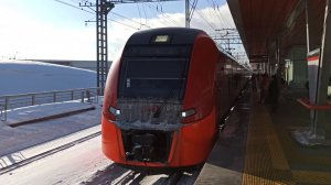 МЦК Москва | Метро Москва | Московский транспорт прибытие поезда Ласточка