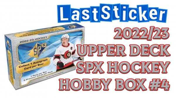 Box break 2022-23 Upper Deck SPX hockey Hobby box #4