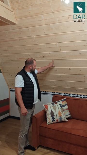 Как выглядит широкая имитация бруса? смотреть онлайн